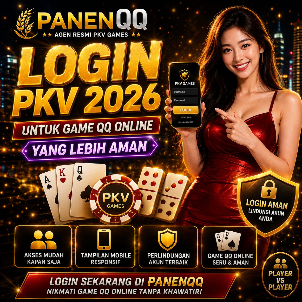 Login PKV 2026 Untuk Game QQ Online Yang Lebih Aman